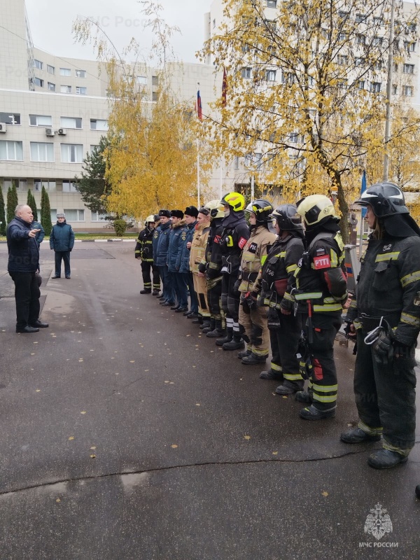В Российском Университете Дружбы Народов прошли пожарно-тактические учения