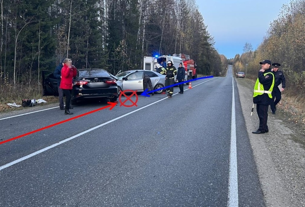 В Усть-Вымском районе в ДТП погибла женщина