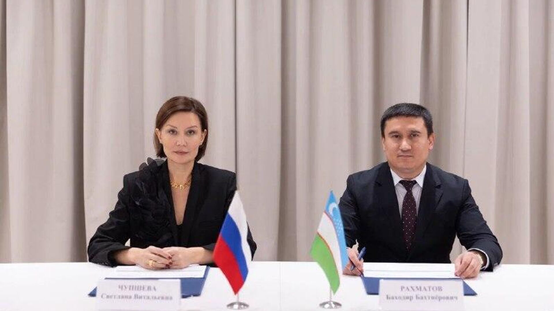 Главы Агентства стратегического развития Узбекистана и Агентства стратегических инициатив России подписали план сотрудничества на 2026 год - Sputnik Узбекистан, 1920, 28.11.2025