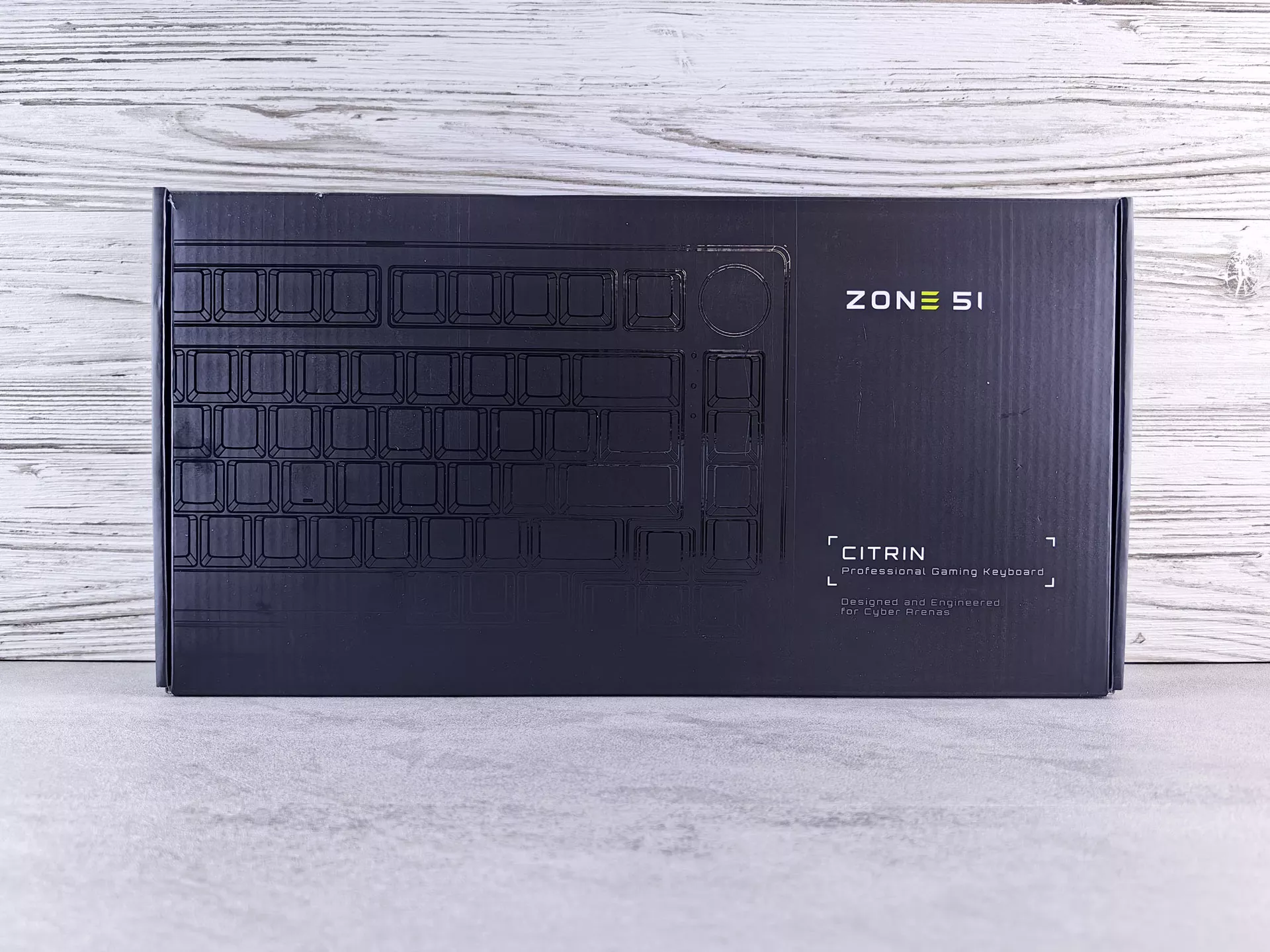 Обзор игровой клавиатуры ZONE 51 Citrin