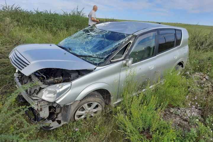 В Хакасии водителя спас ремень безопасности