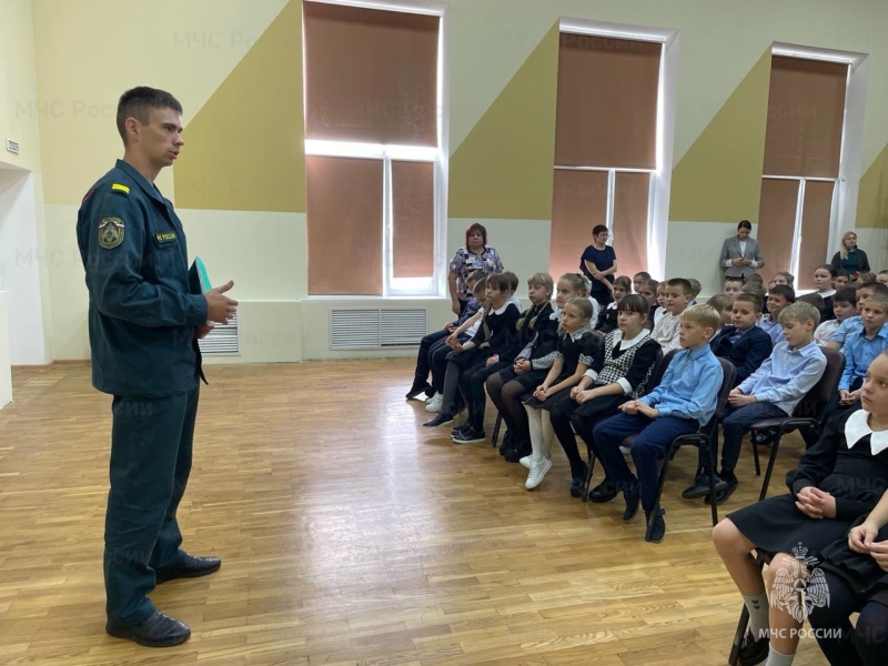 В Борисовской школе прошёл урок безопасности