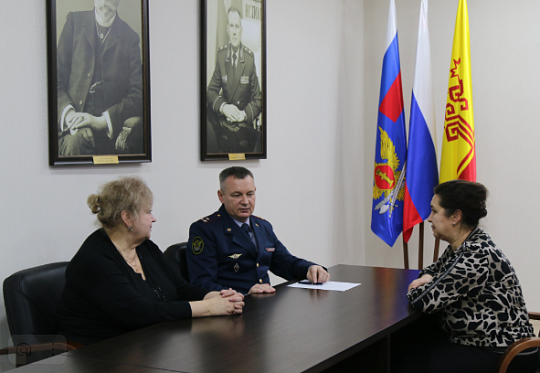 Председатель ОНК Чувашии Ирина Булыгина встретилась с начальником регионального УФСИН Геннадием Шиндиным