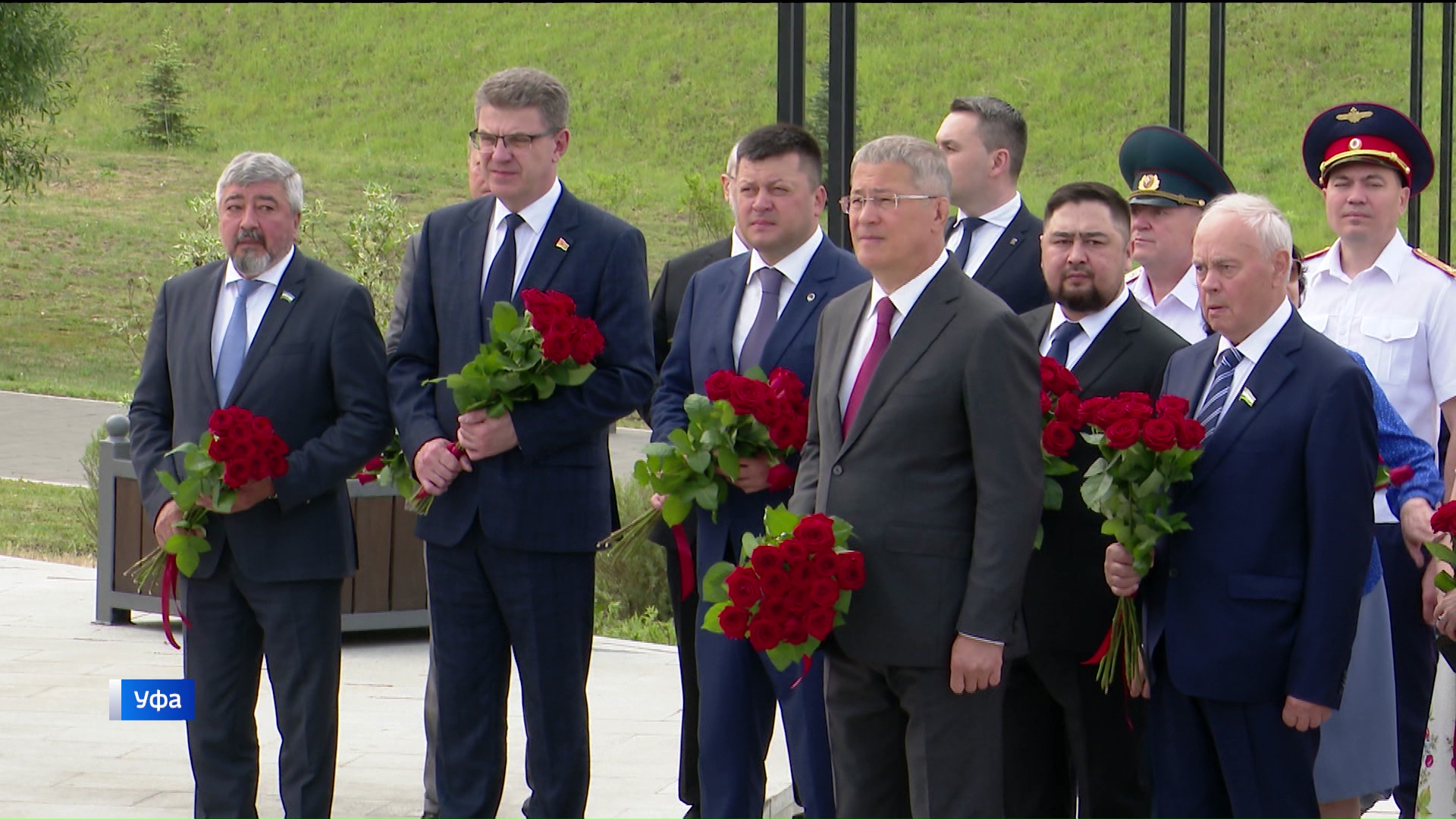 В Уфе прошли торжественные мероприятия по случаю Дня России, Дня города и Дня рождения Салавата Юлаева