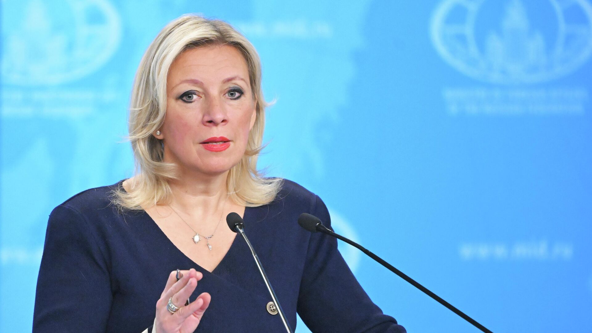 Брифинг официального представителя МИД России Марии Захаровой - Sputnik Молдова, 1920, 07.05.2026