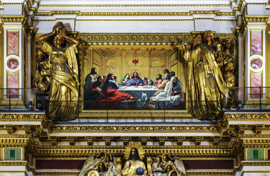 Мозаика «Тайная вечеря» в Исаакиевском соборе