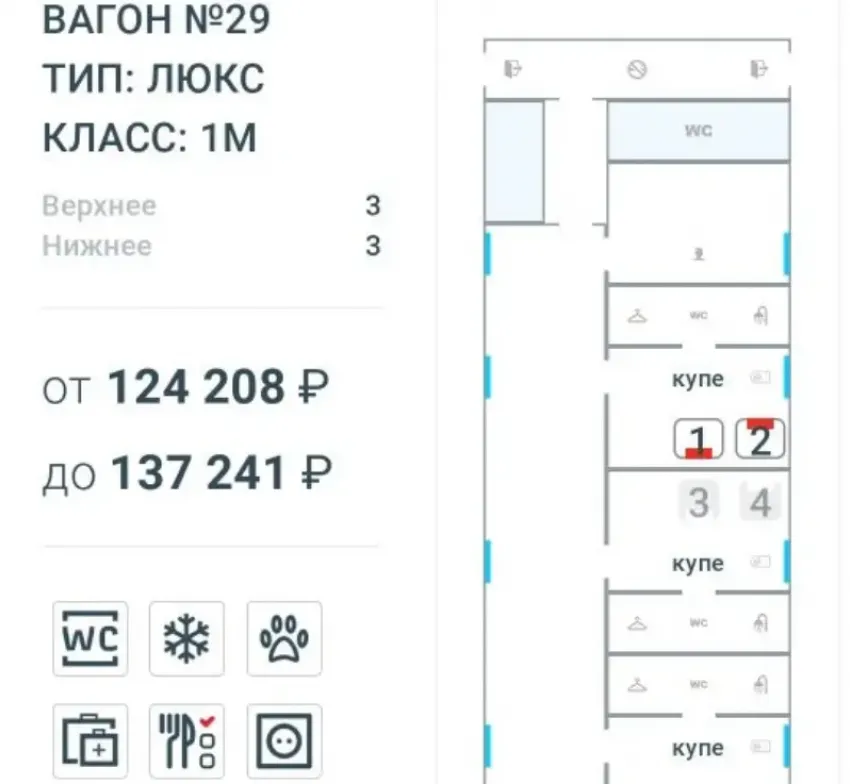 Цена билетов на поезд в Москву из Новороссийска шокировала
