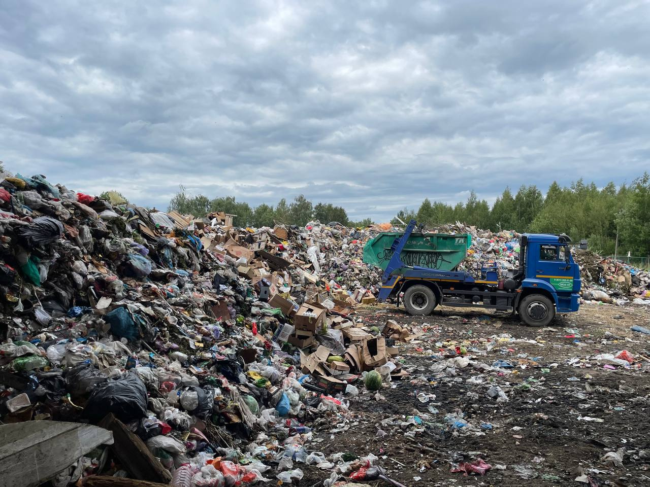 Так теперь выглядит участок земли, превращенный в нелегальную свалку