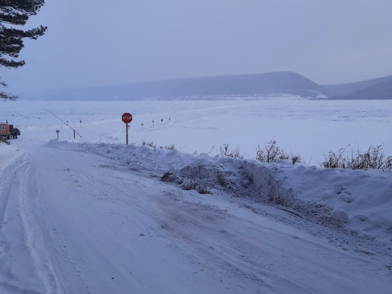 богучанский мост через ангару