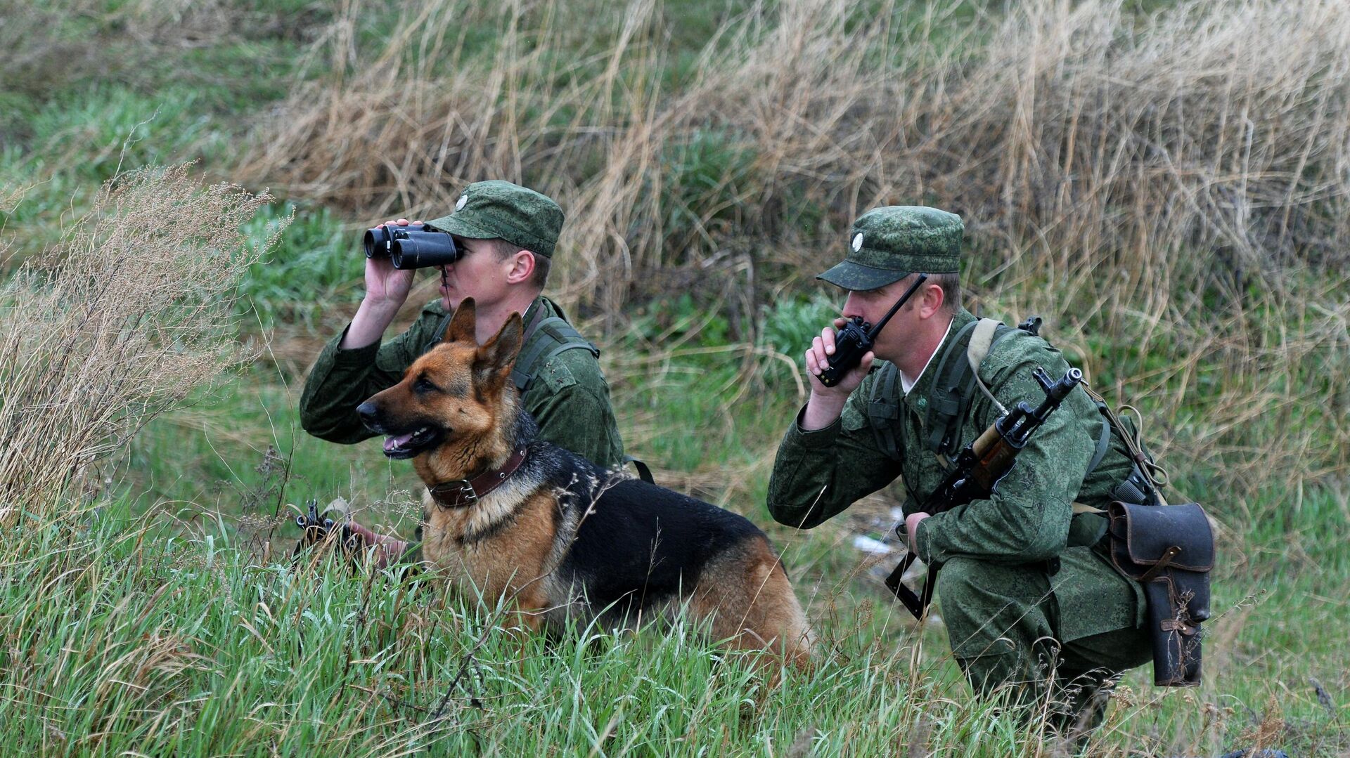 пограничник в горах