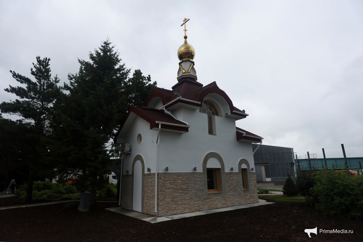 Храм Георгия Победоносца Краснодаре зимой