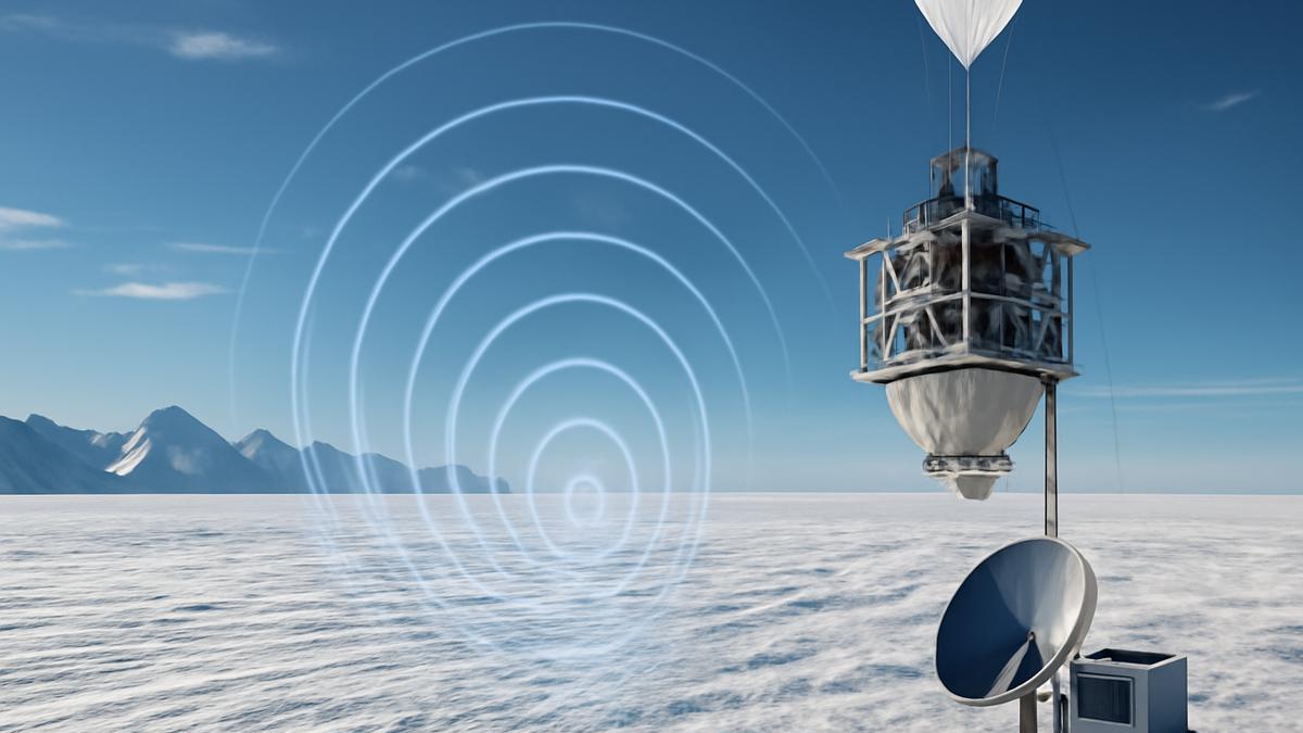 Радиосигналы из-под льда Антарктиды