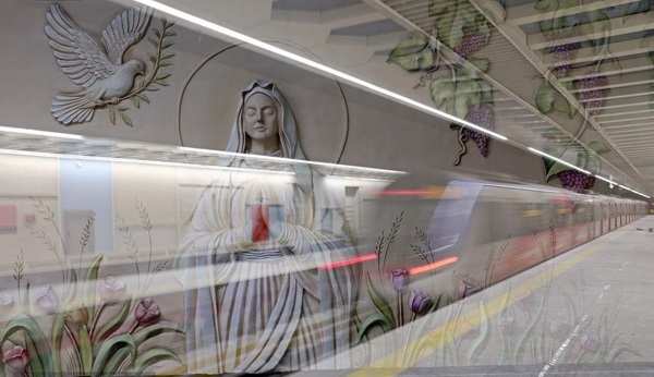 В столице Исламской Республики Иран открылась новая станция метро «Святая Дева Мария» (ФОТО)
