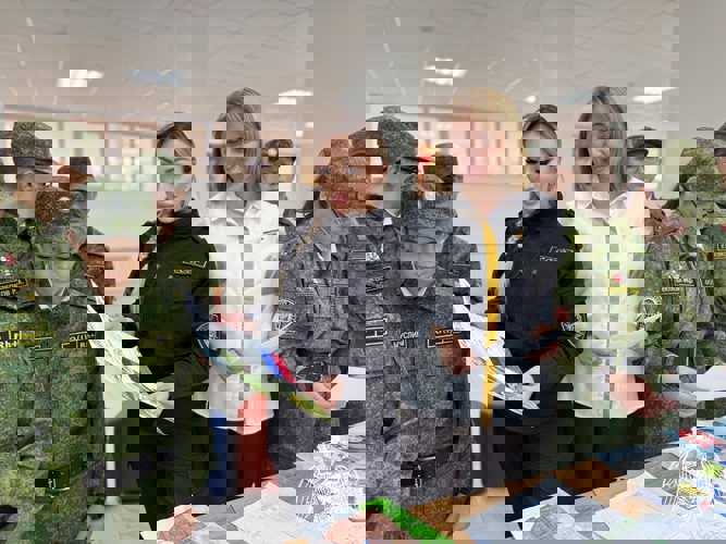 В Кабардино-Балкарии офицер Росгвардии поддержала всероссийскую акцию «Я – россиянин»