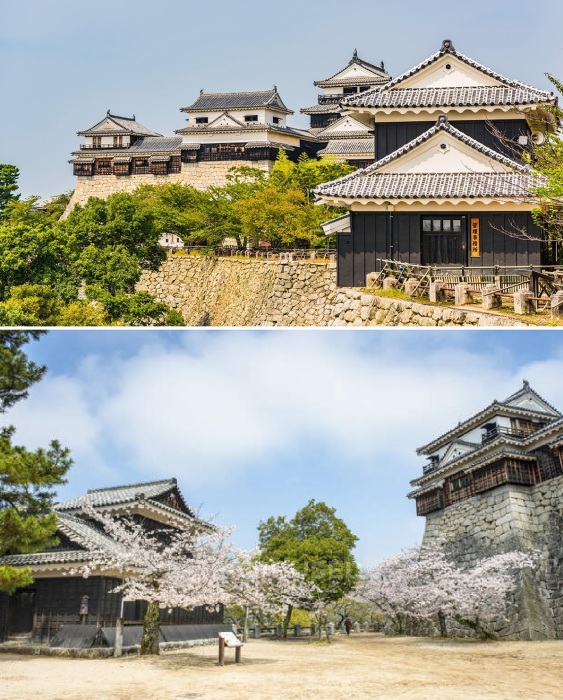 Замок Мацуяма – один из самых впечатляющих горных замков, который позволяет современникам прикоснуться с истории Японии. 