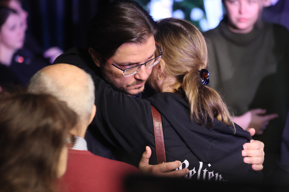 Церемония прощания со Всеволодом Шиловским в Московском театре Всеволода Шиловского