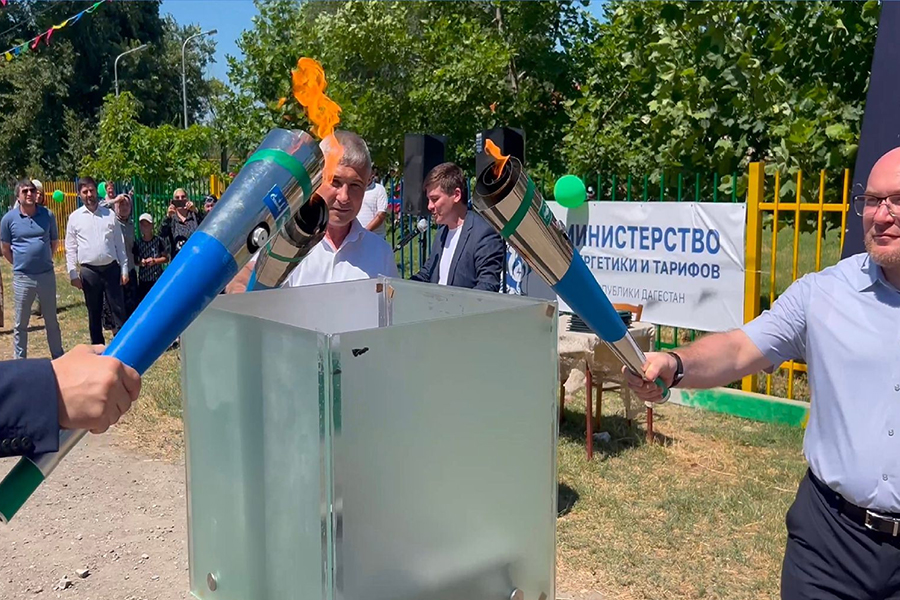 В Республике Дагестан ввели в эксплуатацию новый газопровод