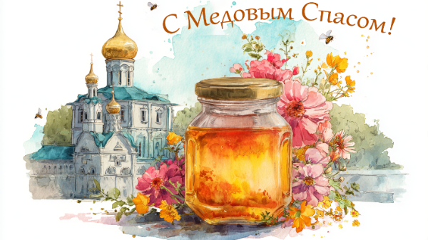 Медовый Спас: красивые открытки и душевные поздравления