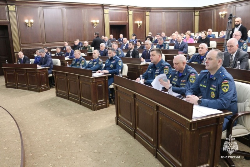 Муслим Девришбеков принял участие в заседании по подведению итогов деятельности подсистем РСЧС субъектов Северного Кавказа
