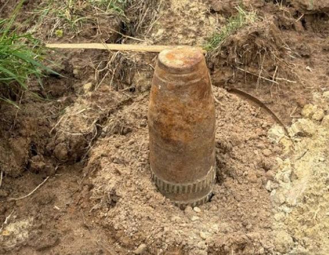 Группа разминирования нижегородского ОМОН Росгвардии обследовала снаряд времен войны