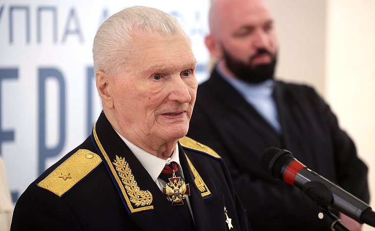 Николай Журавлёв принял участие в церемонии открытия выставки «Группа «Альфа». Первые полвека» в Музее современной истории России