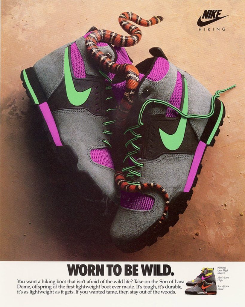 Винтажная реклама Nike ACG