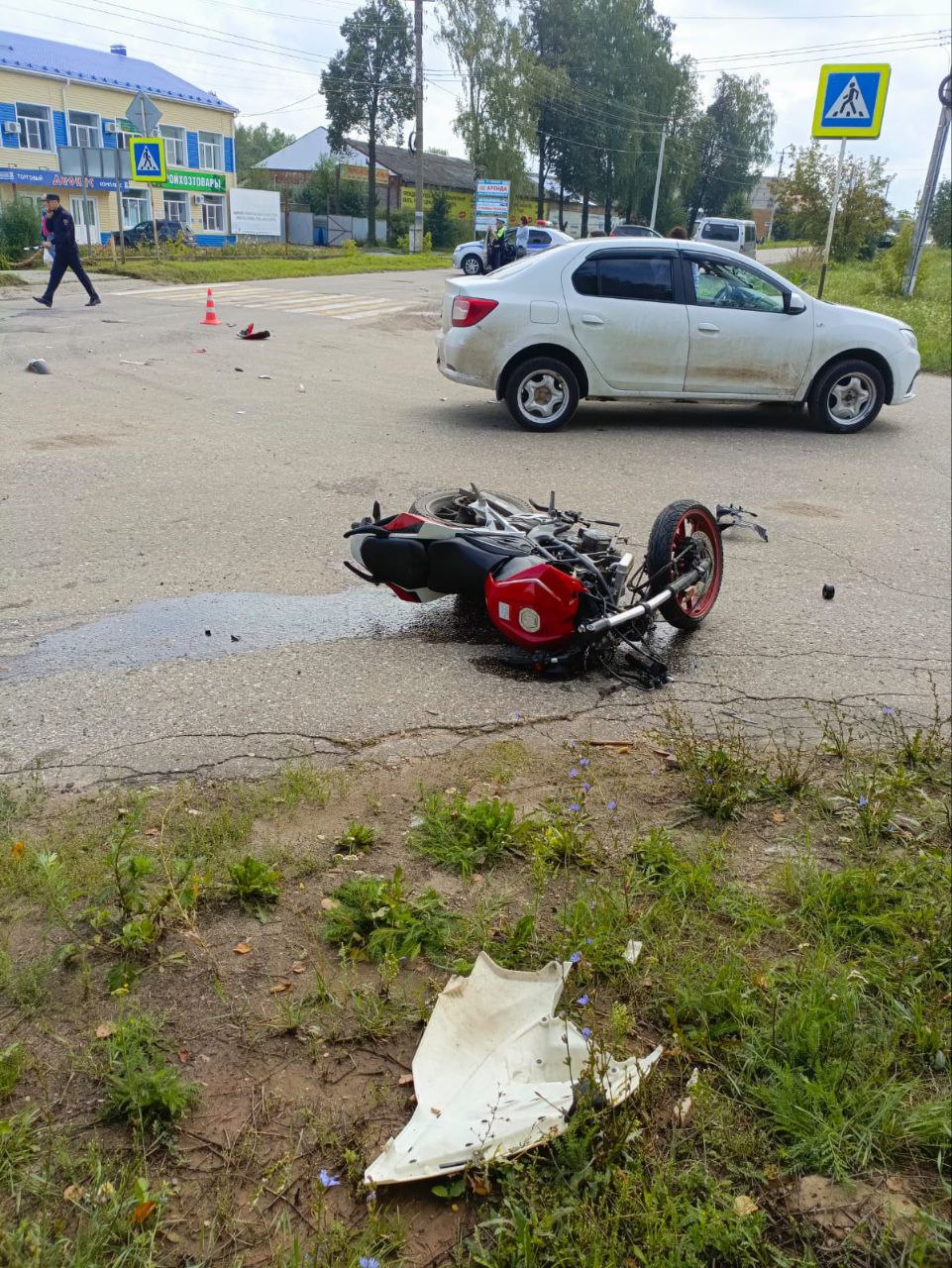 В Марий Эл подростки на мотоцикле пострадали в ДТП