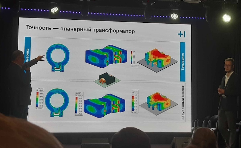 Сравнение расчетных данных «Таумерикс» с результатами, полученными на базе «наиболее распространенного в мире зарубежного аналога»