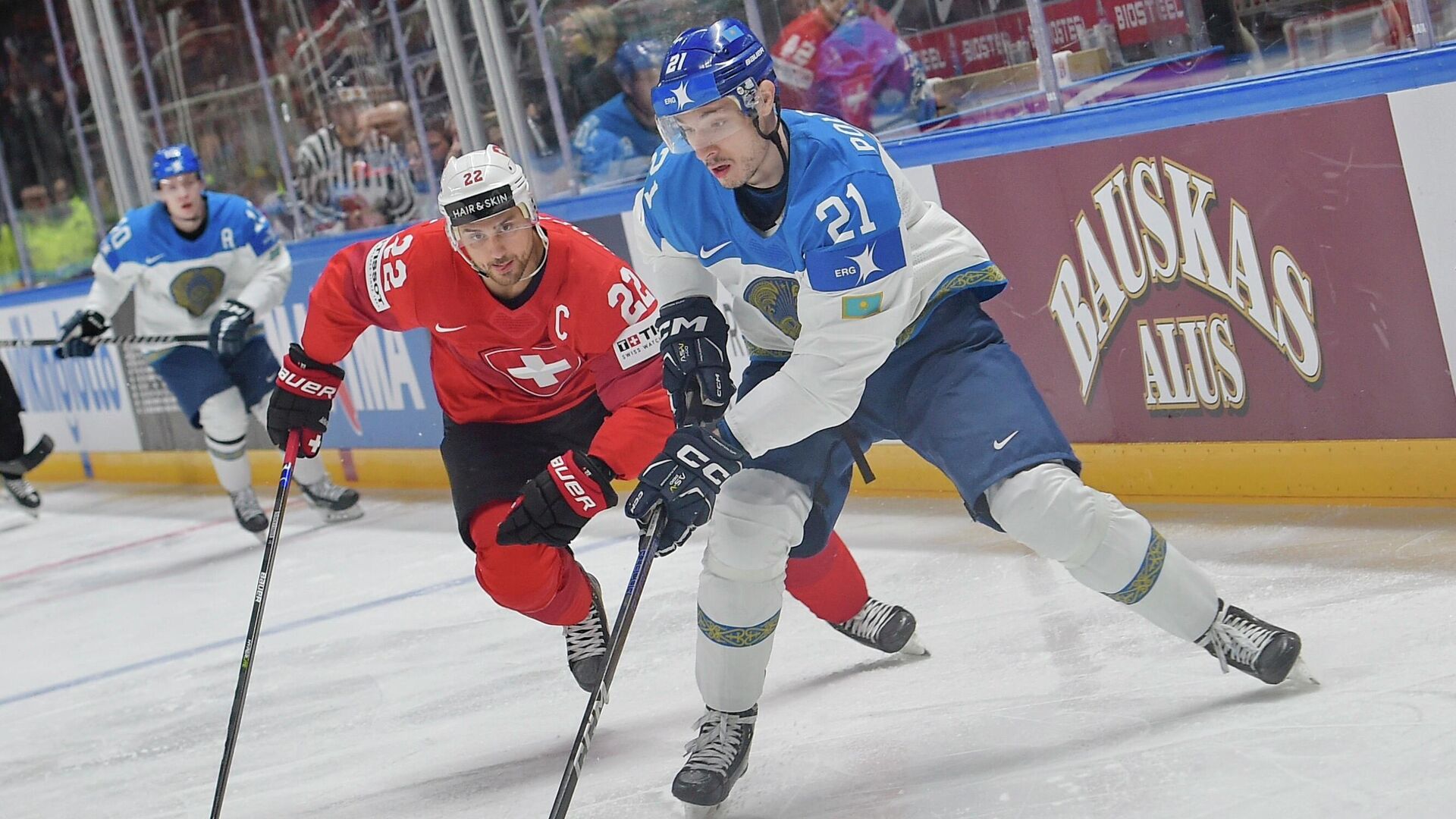 Момент матча Швейцария - Казахстан - Sputnik Казахстан, 1920, 17.05.2023