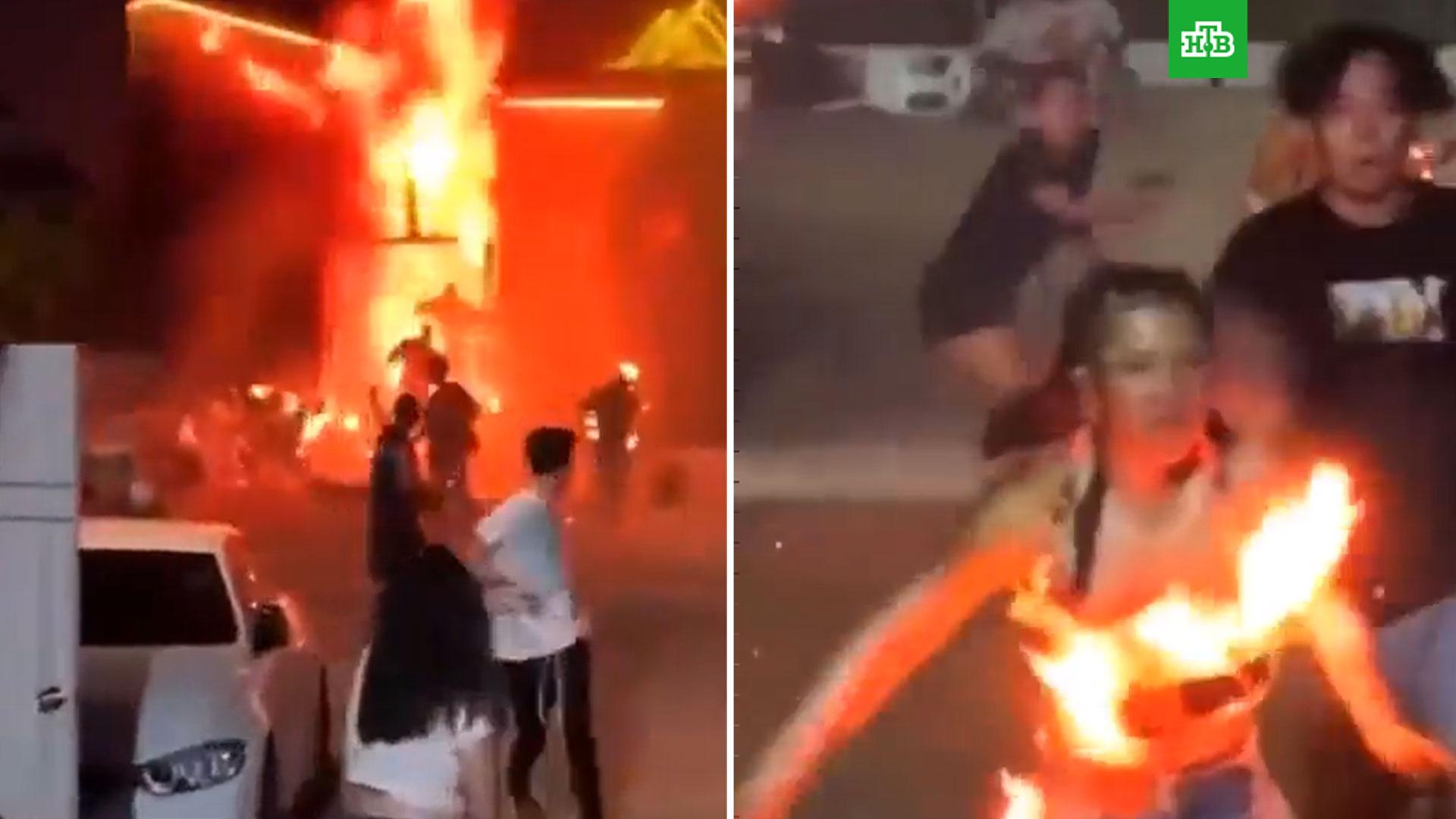 Пожар в ночном клубе в Тайланде