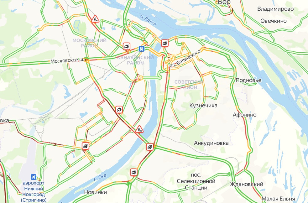 Пробки нижний новгород сейчас проспект гагарина. Карта пробки Нижний. Пробки Нижний Новгород сейчас. Нижний Новгород вечером пробки.