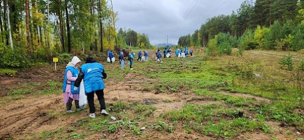 Возле прибрежного села в Бурятии собрали 245 мешков мусора