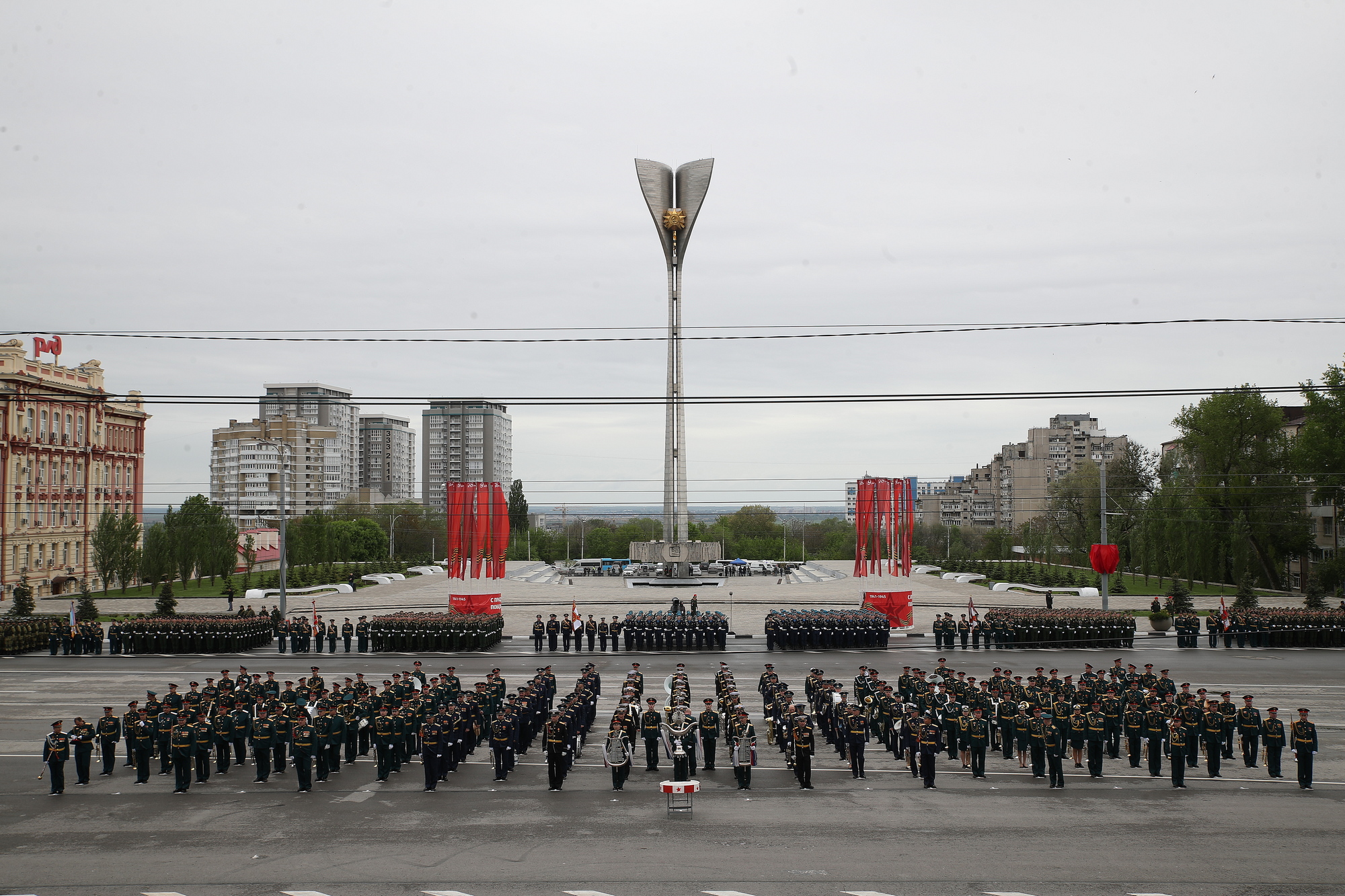 Парад войск Ростовского-на-Дону гарнизона, посвященный 78-й годовщине Победы в Великой Отечественной войне 1941-1945 годов