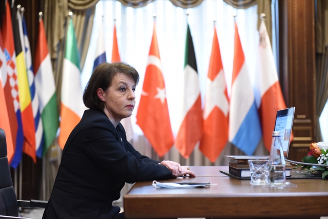 Доника Гервала-Шварц, глава МИД Косово в правительстве Альбина Курти