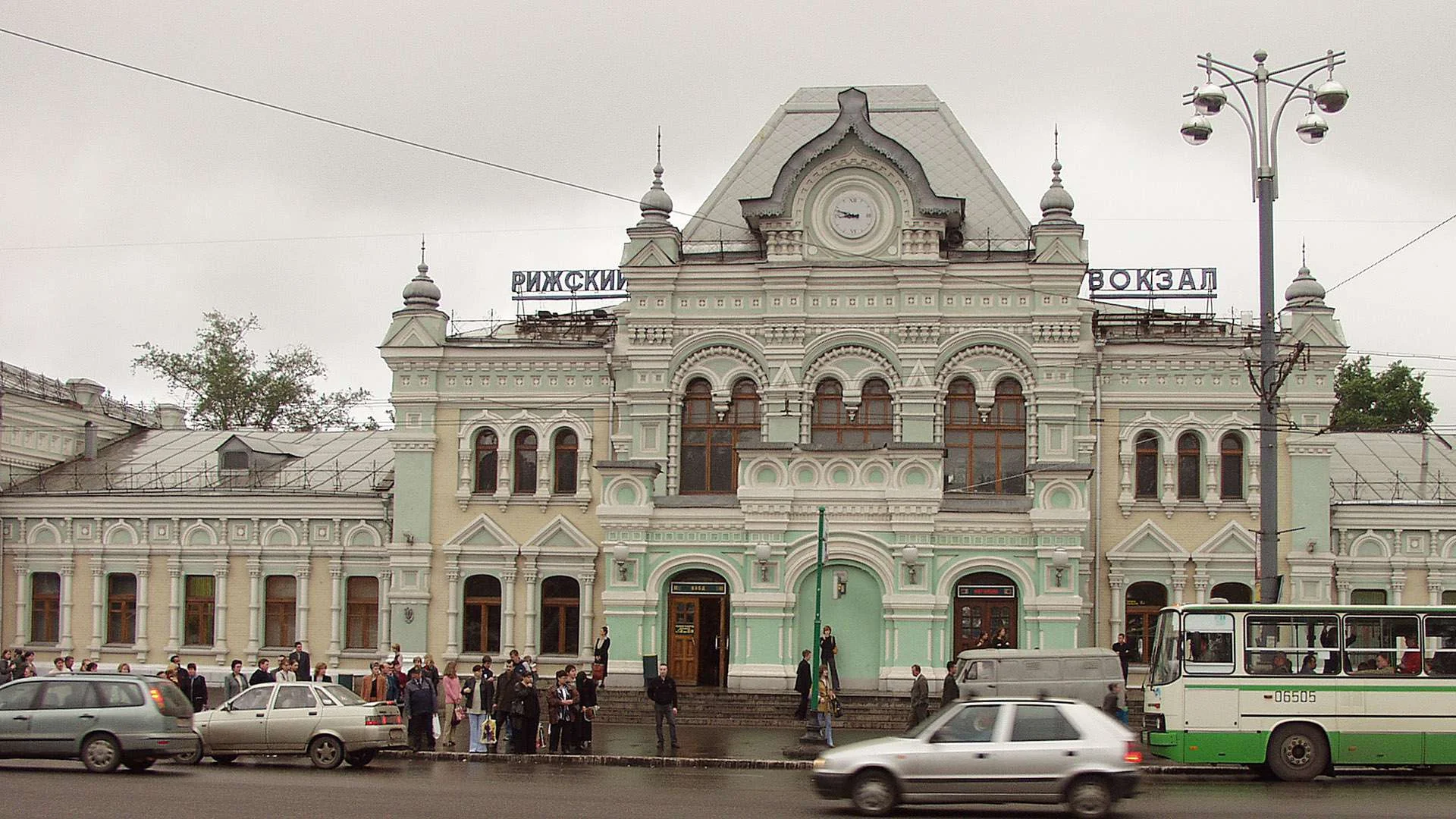 Рижский вокзал в москве