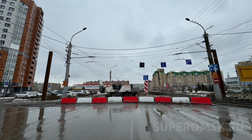 В Омске на бульваре Архитекторов откроют для движения еще три перекрестка