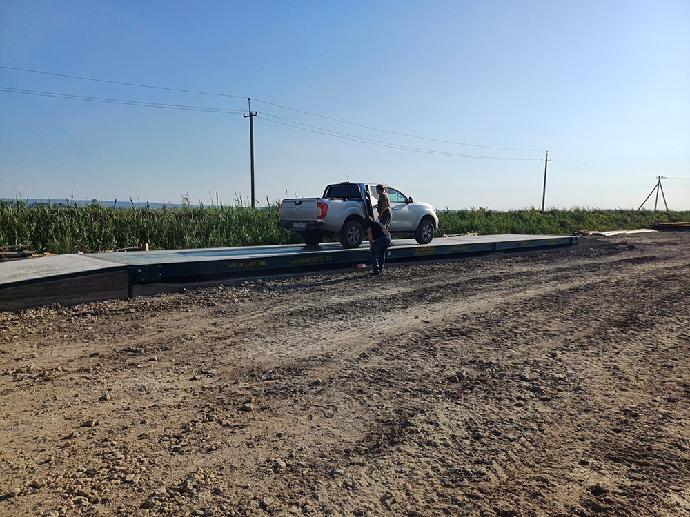 Новые электронные автомобильные весы в Краснодарском крае в Темрюкском районе