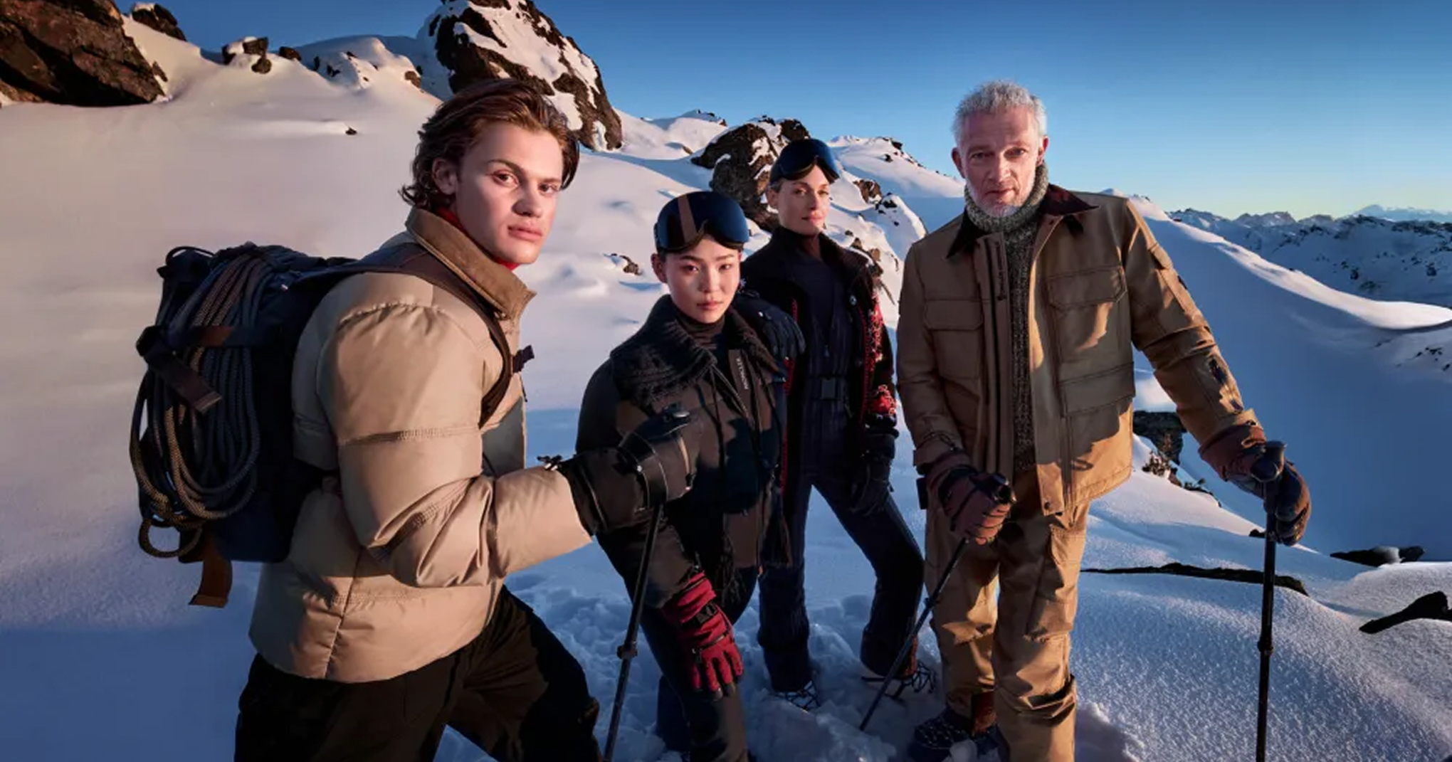 Венсан Кассель и Эмбер Валлетта снялись для Moncler Grenoble (фото 1)