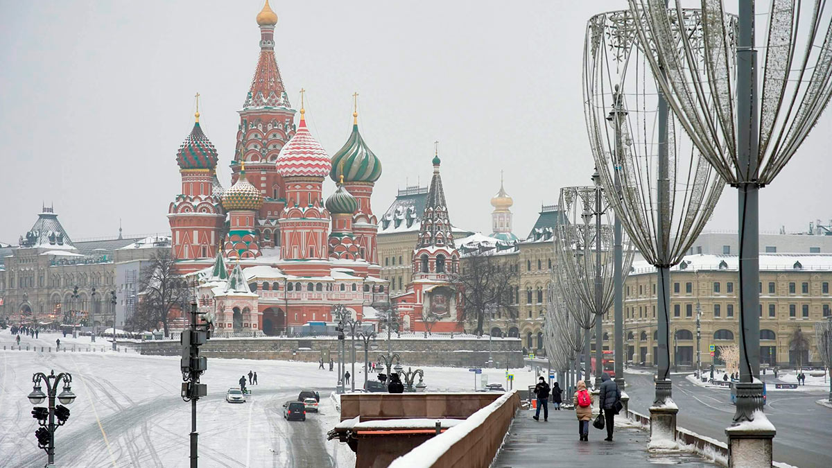 начало зимы в москве