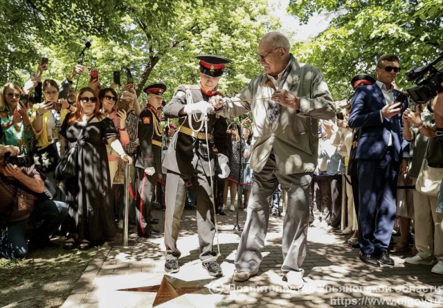 Звезду артиста Никиты Михалкова открыли в Ульяновской области