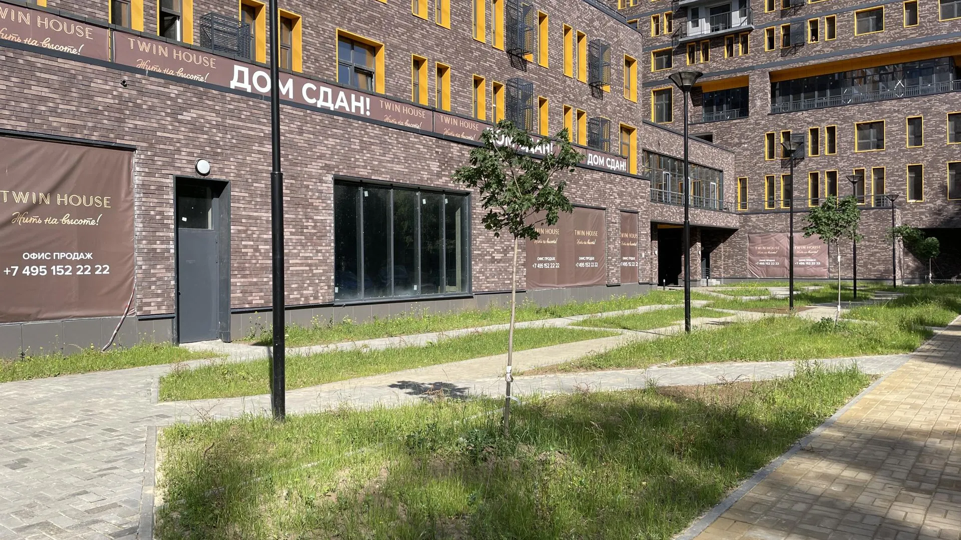 Ход строительства ЖК "Twin House" от апреля 2023 года - 151 фото Твин Хауса