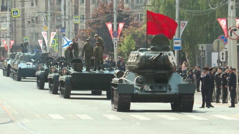 9 мая на время проведения Парада Победы с 7:00 до 15:00 в центре Калининграда будет перекрыто движение транспорта