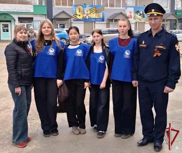 В районах Бурятии сотрудники вневедомственной охраны проводят мероприятия, посвященные Дню Победы