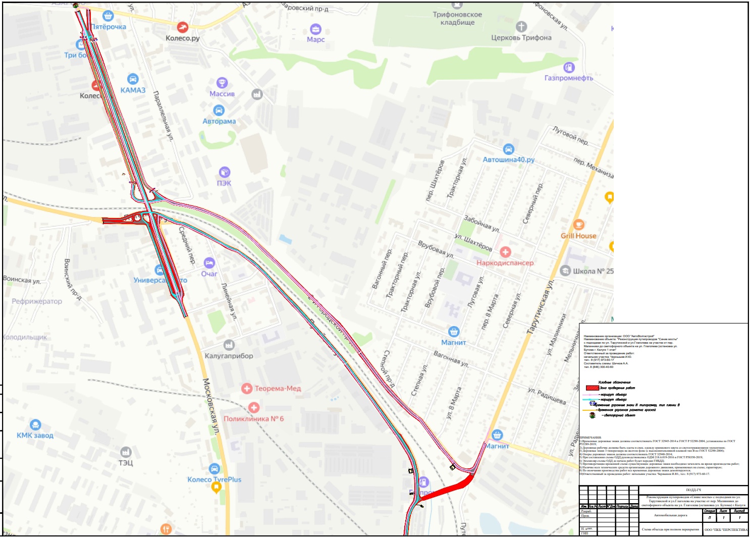 Реконструкция синих мостов в калуге проект