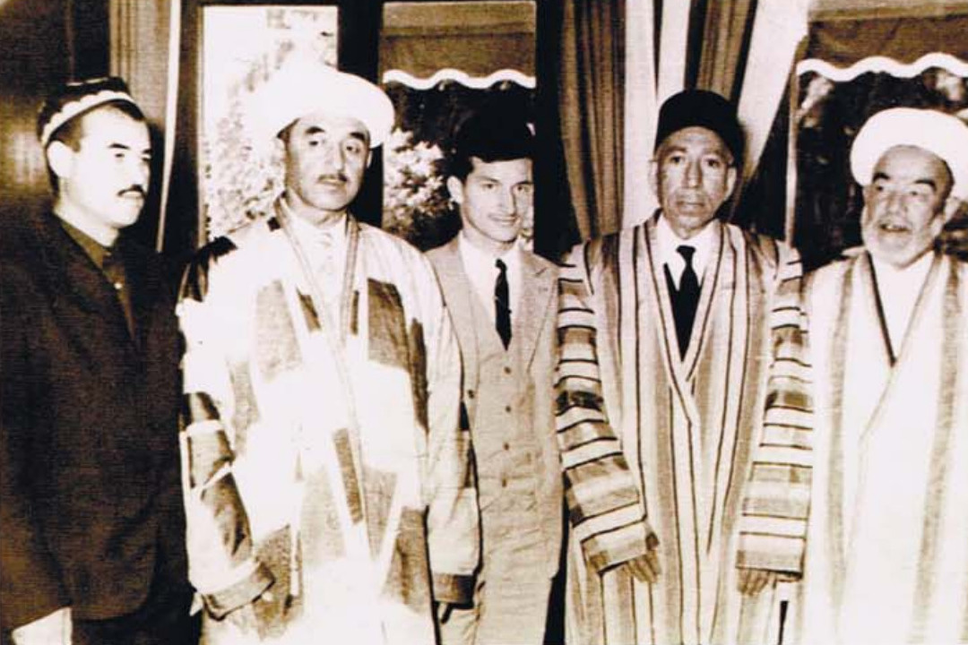 Шакирд Талгат Таджуддин (слева) в 1972 году в Марокко в составе делегации советских мусульман