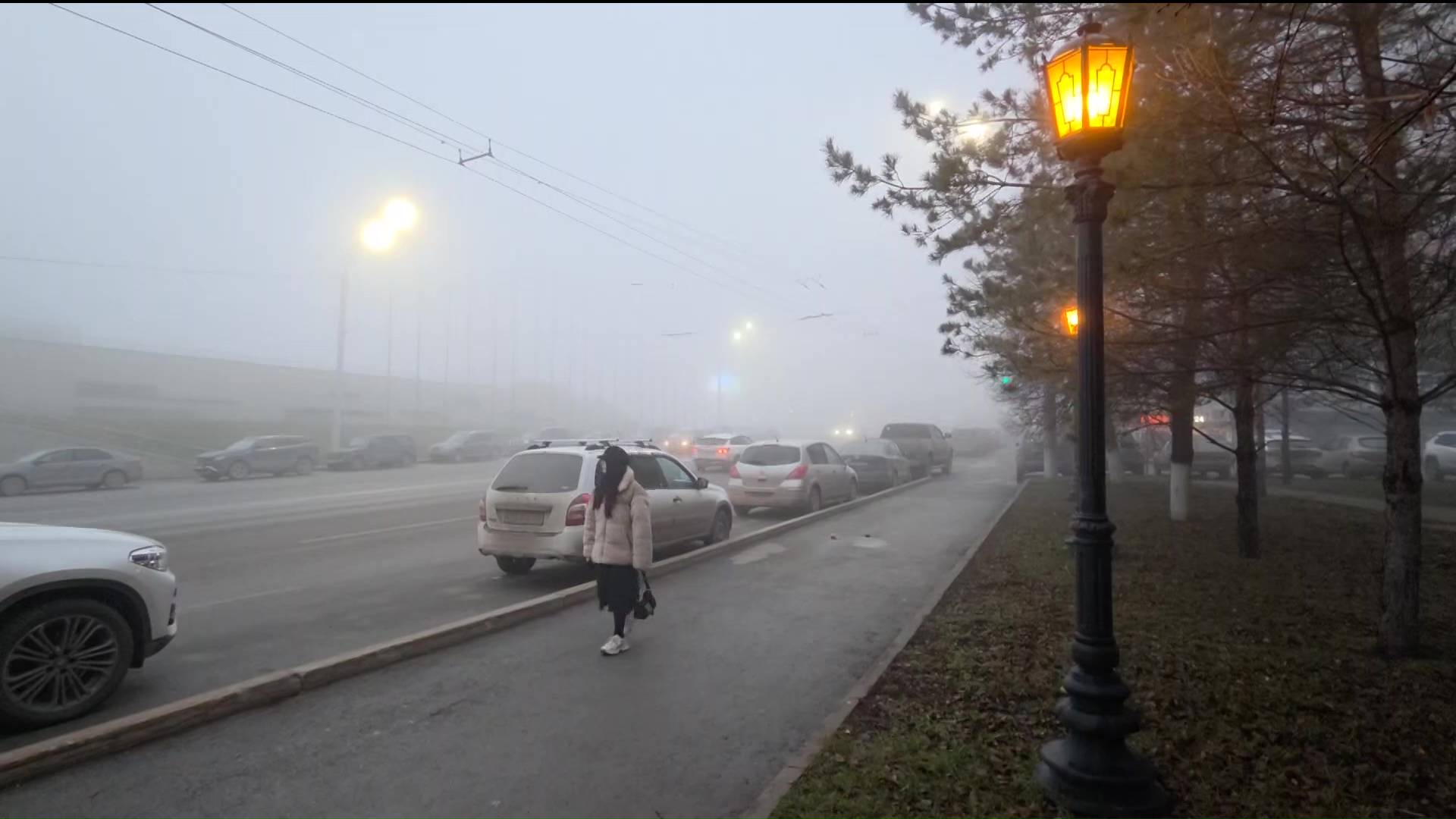 Уфу окутал густой туман