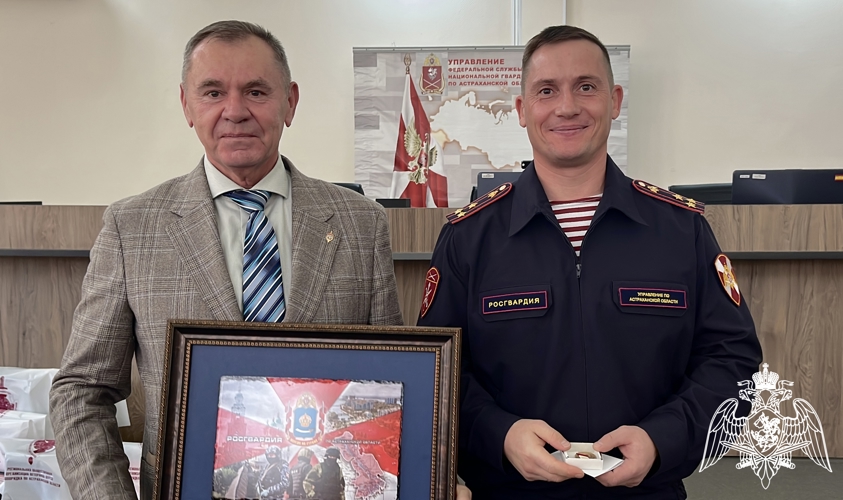В Астрахани наградили отличившихся ветеранов войск правопорядка