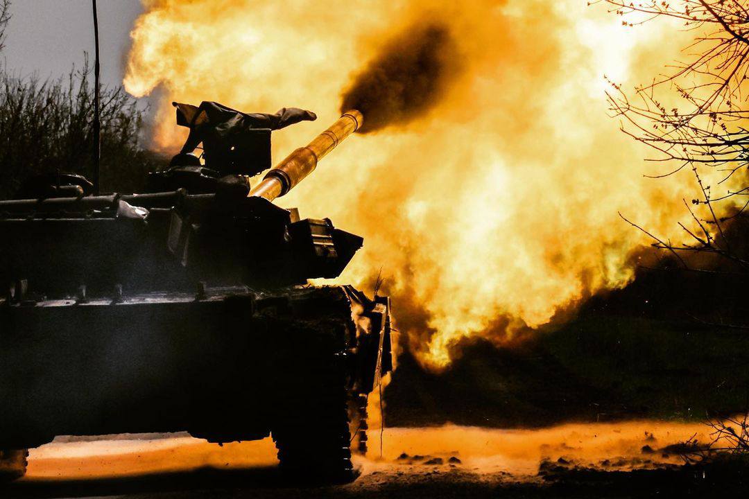 СВО, ВСУ, танк, огонь