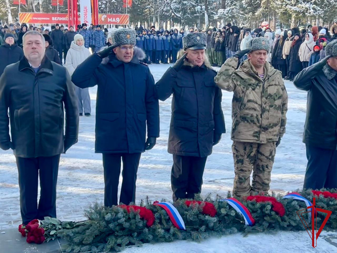 Росгвардейцы присоединились к торжественной церемонии в честь Дня неизвестного солдата