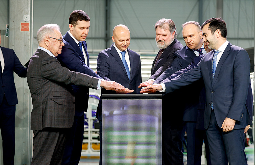 Торжественный запуск первой очереди кластера автокомпонентов и электромобилей «АВТОТОР» в Калининграде